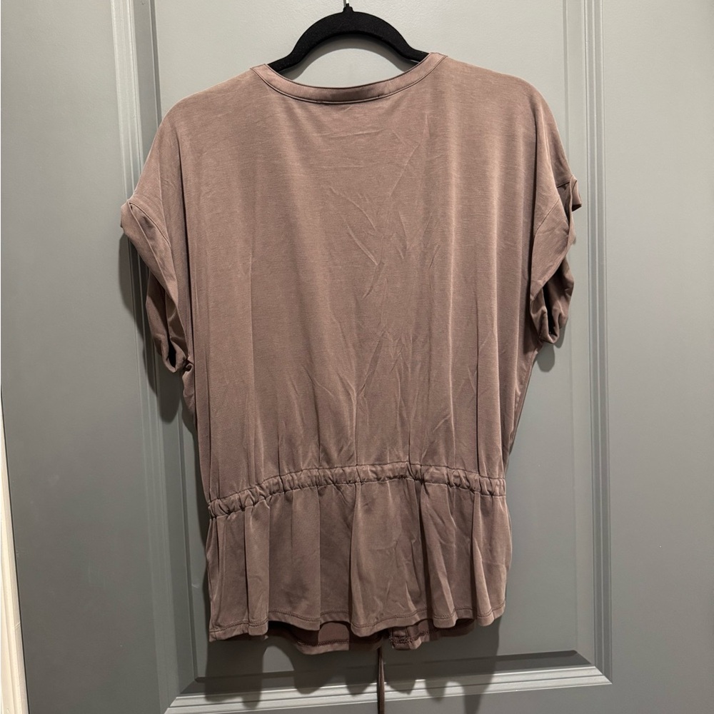 WHBM Utility Button-Down Blouse - Picture 7 of 7
